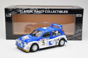 MG Metro 6R4 #5 T. Pond / R. Arthur Rally Monte Carlo 1986 Sun Star 1:18 5537 Metal - imaginea 8 din 8