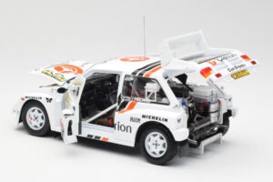 MG Metro 6R4 #8 P. Eklund / D. Whittock Rally Finland 1986 Sun Star 1:18 5536 Metal - imaginea 5 din 8