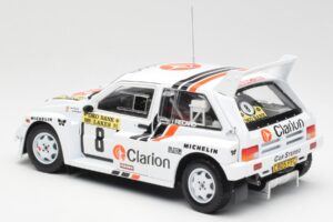MG Metro 6R4 #8 P. Eklund / D. Whittock Rally Finland 1986 Sun Star 1:18 5536 Metal - imaginea 7 din 8