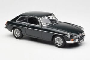MGB GT Mk2 Coupe Racing Verde AUTOart 1:18 76602 Metal - imaginea 6 din 8