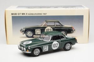 MGB GT Mk2 Nurburgring Verde AUTOart 1:18 86781 Metal - imaginea 8 din 8
