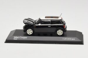 MINI Cooper R50 Negru Minichamps 1:43 431138101 Metal - imaginea 2 din 5