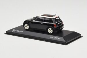 MINI Cooper R50 Negru Minichamps 1:43 431138101 Metal - imaginea 4 din 5