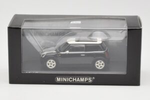 MINI Cooper R50 Negru Minichamps 1:43 431138101 Metal - imaginea 5 din 5