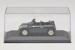 Mini Cooper Cabriolet Verde Cu Dungă Albă Minichamps 1:43 80420309093-R1 Metal - imaginea 4 din 5