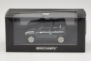 Mini Cooper Cabriolet Verde Cu Dungă Albă Minichamps 1:43 80420309093-R1 Metal - imaginea 5 din 5
