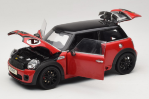 Mini Cooper John Cooper Works R56 Roșu & Negru Kyosho 1:18 80430419909 Metal - imaginea 2 din 8
