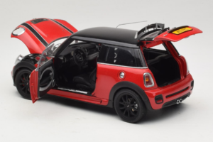 Mini Cooper John Cooper Works R56 Roșu & Negru Kyosho 1:18 80430419909 Metal - imaginea 5 din 8
