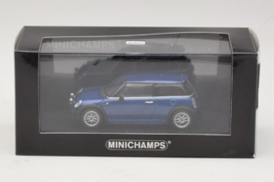 Mini Cooper One R50 Aero Albastru Minichamps 1:43 431138270 Metal - imaginea 4 din 4