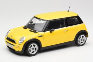 Mini Cooper One R50 Pachet Aerodinamic Galben Kyosho 1:18 80430148553 Metal