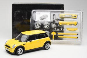 Mini Cooper One R50 Pachet Aerodinamic Galben Kyosho 1:18 80430148553 Metal - imaginea 8 din 8