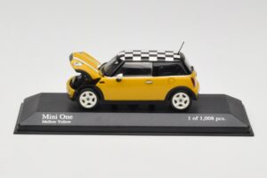 MINI One R50 Galben Minichamps 1:43 431138104 Metal - imaginea 2 din 5