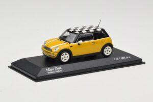 MINI One R50 Galben Minichamps 1:43 431138104 Metal - imaginea 4 din 5