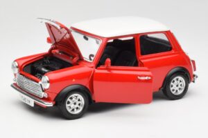 Mini Cooper Roșu Bburago 1:18 3379 Metal - imaginea 2 din 8