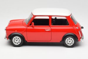 Mini Cooper Roșu Bburago 1:18 3379 Metal - imaginea 4 din 8