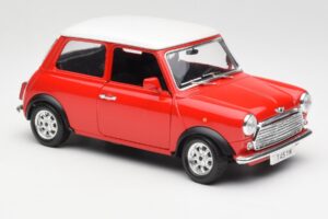 Mini Cooper Roșu Bburago 1:18 3379 Metal - imaginea 6 din 8