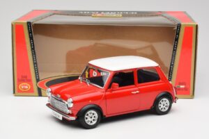 Mini Cooper Roșu Bburago 1:18 3379 Metal - imaginea 8 din 8