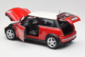 Mini Cooper R50 Roșu Maisto 1:18 31619 Metal - imaginea 7 din 8