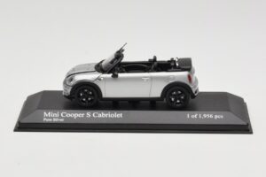 Mini Cooper S R57 Cabriolet Argintiu Minichamps 1:43 431138830 Metal