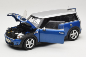 Mini Cooper S Clubman R55 Albastru & Argintiu Kyosho 1:18 80430421048 Metal - imaginea 2 din 8