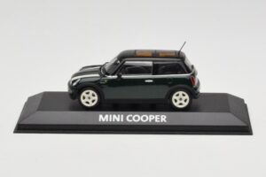 Mini Cooper S R53 Verde Cu Dungi Minichamps 1:43 MINI006 Metal