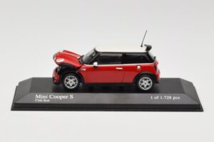 MINI Cooper S R53 Roșu Minichamps 1:43 431138200 Metal - imaginea 5 din 5