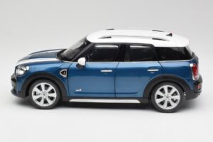 Mini Countryman F60 Island Albastru & Alb Kyosho 1:18 80432447940 Metal - imaginea 4 din 8
