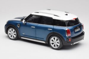 Mini Countryman F60 Island Albastru & Alb Kyosho 1:18 80432447940 Metal - imaginea 7 din 8