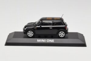 Mini One R50 Negru Cu Acoperiș Negru Minichamps 1:43 MINI005 Metal
