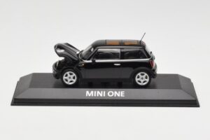 Mini One R50 Negru Cu Acoperiș Negru Minichamps 1:43 MINI005 Metal - imaginea 5 din 5