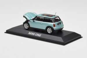 Mini One R50 Verde Deschis Cu Acoperiș Verde Deschis Minichamps 1:43 MINI003 Metal - imaginea 3 din 4