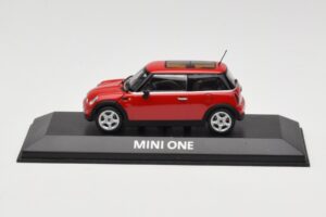 Mini One R50 Roșu Cu Acoperiș Roșu Minichamps 1:43 MINI001 Metal