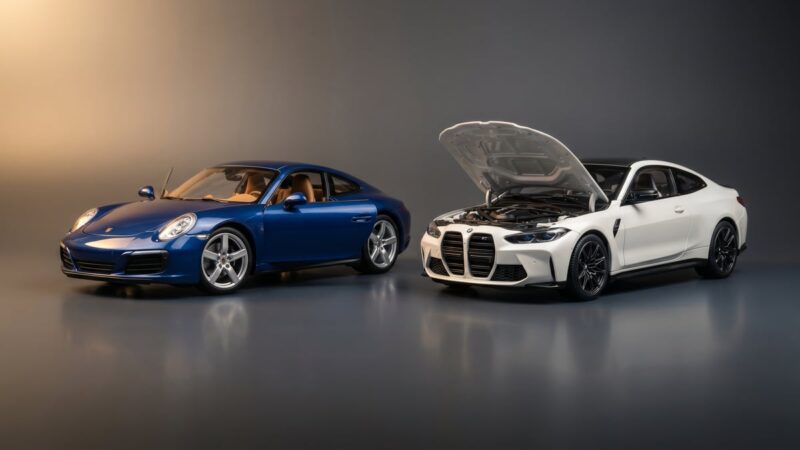 Minichamps sau AUTOart: ce machetă 1:18 alegi?