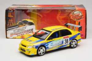 Mitsubishi Lancer EVO VII Fast & Furious Tokyo Drift Joyride 1:18 53607B Metal - imaginea 6 din 6