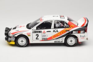 Mitsubishi Carisma GT Group N2 R. Burns / R. Reid RAC Rally 1997 Alb Otto 1:18 OT1192 Rășină - imaginea 3 din 6