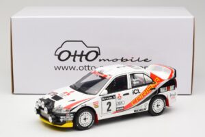Mitsubishi Carisma GT Group N2 R. Burns / R. Reid RAC Rally 1997 Alb Otto 1:18 OT1192 Rășină - imaginea 6 din 6