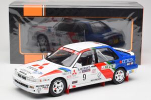 Mitsubishi Galant VR-4 #9 K. Eriksson / S. Parmander RAC Rally 1990 IXO 1:18 18RMC192A Metal - imaginea 6 din 6