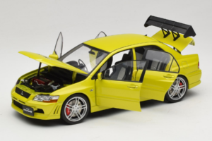 Mitsubishi Lancer Evo VII Mustard Yellow AUTOart 1:18 77166 Metal - imaginea 2 din 8