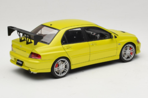 Mitsubishi Lancer Evo VII Mustard Yellow AUTOart 1:18 77166 Metal - imaginea 3 din 8