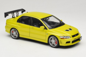 Mitsubishi Lancer Evo VII Mustard Yellow AUTOart 1:18 77166 Metal - imaginea 6 din 8