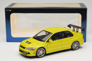 Mitsubishi Lancer Evo VII Mustard Yellow AUTOart 1:18 77166 Metal - imaginea 8 din 8