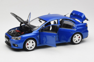 Mitsubishi Lancer Evolution X Albastru OEM 1:18 MLE01 Metal - imaginea 2 din 8