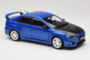 Mitsubishi Lancer Evolution X Albastru OEM 1:18 MLE01 Metal - imaginea 6 din 8