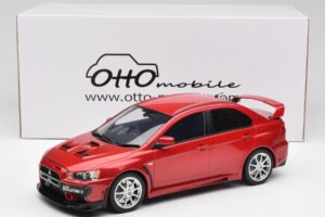 Mitsubishi Lancer Evo X FQ 400 Roșu Otto 1:18 OT1084 Rășină - imaginea 6 din 6