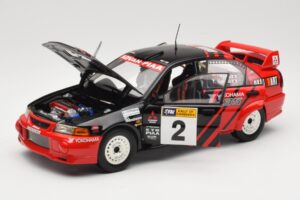 Mitsubishi Lancer Evolution VI #2 Y. Kataoka / S. Hayashi Winner Rally Canberra 1999 AUTOart 1:18 89942 Metal - imaginea 2 din 8