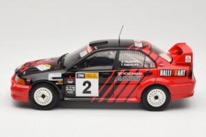 Mitsubishi Lancer Evolution VI #2 Y. Kataoka / S. Hayashi Winner Rally Canberra 1999 AUTOart 1:18 89942 Metal - imaginea 4 din 8