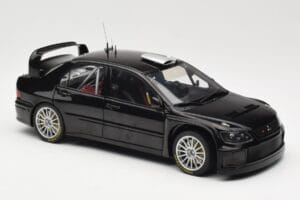 Mitsubishi Lancer Evolution WRC Plain Body Negru AUTOart 1:18 80528 Metal - imaginea 6 din 8