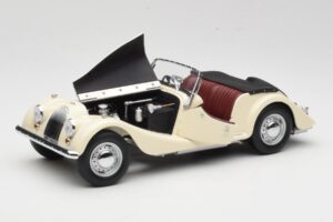 Morgan 4/4 Series II Alb Kyosho 1:18 08111W Metal - imaginea 2 din 8