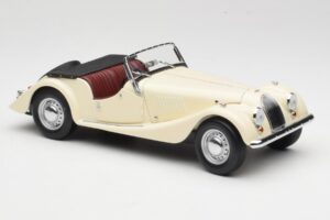 Morgan 4/4 Series II Alb Kyosho 1:18 08111W Metal - imaginea 6 din 8