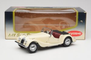 Morgan 4/4 Series II Alb Kyosho 1:18 08111W Metal - imaginea 8 din 8